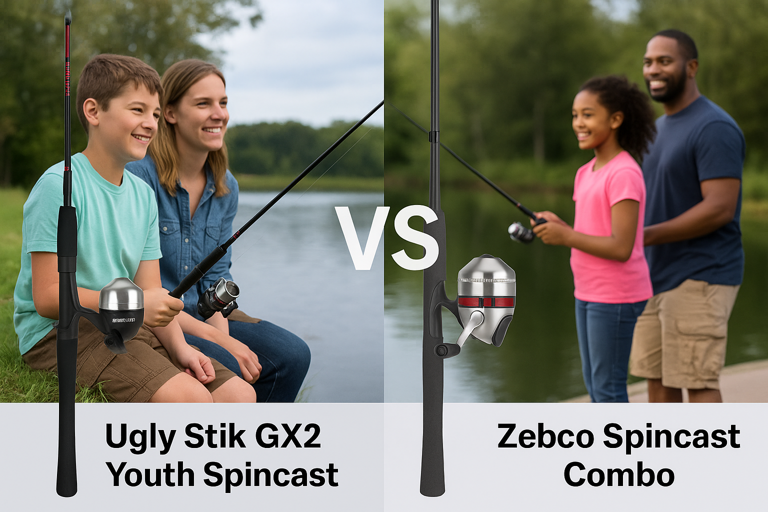 Comparing the Ugly Stik GX2 and Zebco Spincast Combos