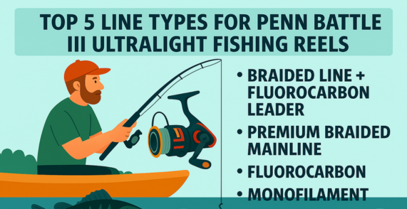 Top 5 Line Types for The Penn Battle III Ultralight
