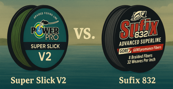 Braided Line Showdown: PowerPro Super Slick V2 vs Sufix 832