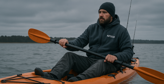 Aftco ArmorLoft Fleece Jacket For Cold Weather Kayak Fishing